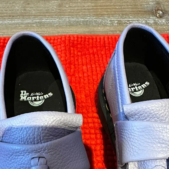 Dr. Martens Adrian Frosted Lavender Tassel Loafers - Picture 5 of 6